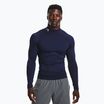 Longsleeve de antrenament pentru bărbați  Under Armour Heat Gear Armour Comp Mock midnight navy/white