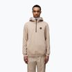 Bluză pentru bărbați Napapijri B-Badge Half Zip Hooded beige rocky