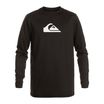 Longsleeve de înot pentru bărbați Quiksilver Solid Streak black