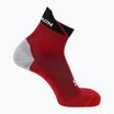 Șosete de alergat Salomon Speedcross Ankle red dahlia/black/poppy