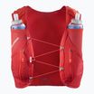 Vestă de alergare Salomon Advance Skin 12 Set flame scarlet/haude red