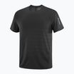 Tricou de alergare pentru bărbați Salomon Sense Aero Tee GFX deep black/black