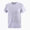 Tricou de alergare pentru bărbați Salomon Sense Aero Tee GFX cosmic sky/castlerock