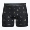 Boxeri termoactivi icebreaker Merino150 Anatomica Boxers Explore More black/aop