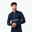 Tricou termic Smartwool Intraknit Merino Tech Full Zip pentru bărbați albastru marin 16671