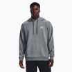 Bluză pentru bărbați Under Armour Essential Fleece Hoodie pitch gray medium heather/white