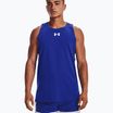 Under Armour Baseline Cotton Tank tricou de baschet pentru bărbați albastru 1361901