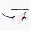 Ochelari de soare 100% Hypercraft gloss black/photochromic purple mirror