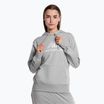 Tricou de antrenament pentru femei New Balance Essentials Essentials Stacked Logo French Terry Hoodie gri NBWT31533