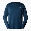 Longsleeve de antrenament pentru bărbați The North Face Reaxion Amp Crew shady blue dark heather