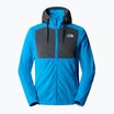 Bluză de trekking pentru bărbați The North Face Homesafe Full Zip Fleece Hoodie smoked pearl/asphalt grey