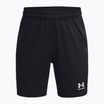 Pantaloni scurți de fotbal pentru copii Under Armour Challenger Knit black / white