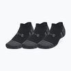 Under Armour Performance Tech 3pk șosete NS negru/negru/gri jet gray