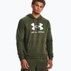 Hanorac cu glugă pentru bărbați Under Armour Rival Fleece Logo HD marine din verde/alb