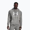 Hanorac bărbătesc Under Armour Rival Fleece Logo HD castlerock light heather/white pentru bărbați