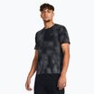 Tank top de alergat pentru bărbați Under Armour Laser Wash black/castlerock/reflective