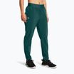 Pantaloni de antrenament pentru femei Under Armour Sport High Rise Woven hydro teal/white