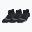 Șosete de antrenament pentru femei Under Armour Breathe NS Tab 3 Pack black/black/jet gray