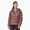 Geacă cu puf pentru femei Patagonia Fitz Roy Down Hoody dulse mauve