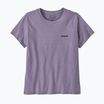Tricou pentru femei Patagonia P-6 Logo Responsibili-Tee concrete purple