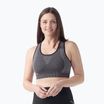 Sutien termoactiv Smartwool Intraknit Racerback black heather