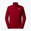 Hanorac pentru bărbați  The North Face 100 Glacier 1/4 Zip garnet red