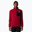 Hanorac pentru bărbați The North Face Crest FZ garnet red/black