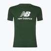 Tricou pentru bărbați New Balance Stacked Logo night watch green