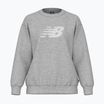 Tricou pentru femei New Balance Sport Fleece Logo Crew atletic gri