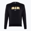 Bluză pentru bărbați Nike Sportstwear Air Crew-Neck black/metallic gold