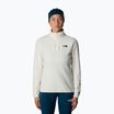 Hanorac pentru femei The North Face 100 Glacier 1/4 Zip white dune/npf