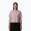 Tricou pentru femei The North Face Simple Dome Cropped Slim Tee metal pink