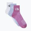 Șosete The North Face Multi Sport Cush Quarter Sock 3 perechi tnf white/purple