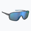 Ochelari de soare pentru copii Under Armour Gameday Jr S3 metalized grey/blue multilayer