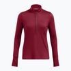 Under Armour Launch Pro Half Zip cardinal/reflectorizant femei de alergare longsleeve