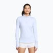 Under Armour Launch Pro Half Zip pentru femei albastru nimbus/reflectorizant cu mânecă lungă