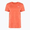 Tricou de antrenament pentru femei  Under Armour Tech C-Twist fire/white