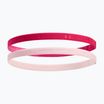 Bandană de cap Under Armour Mini Bands (2 buc.) shaded fuchsia/prime pink