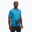Tricou de antrenament pentru bărbați Under Armour Tech Fade ether blue/midnight navy/midnight navy