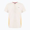 Tricou de alergare pentru bărbați Under Armour Trail Run Zip stone/noble gold/reflective