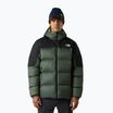 Barbati The North Face Diablo Down 2.0 Hoodie umăr mist / negru heather jos sacou