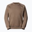 Bluză pentru bărbați The North Face Raglan Box Nse Crew mocha brown/mushroom gr