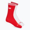 Șosete New Balance Running Stripe Midcalf 2 perechi red/white