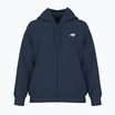 Tricou pentru femei New Balance Fleece Logo Full Zip atletic nb navy