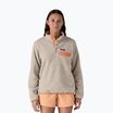 Bluză de trekking pentru femei Patagonia LW Synch Snap-T P/O oatmeal heather w/heirloom peach