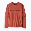 Longsleeve pentru bărbați Patagonia Cap Cool Daily Graphic Shirt '73 text logo / potters red x-dye