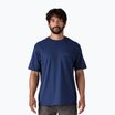 Tricou pentru bărbați Patagonia Boardshort Logo Pocket Responsibili clement blue