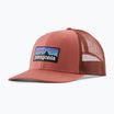 Șapcă Patagonia P-6 Logo Trucker potters red