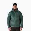 Geacă de puf pentru bărbați Patagonia Down Sweater Hoody cascade green