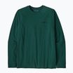 Longsleeve pentru bărbați Patagonia P-6 Logo Responsibili cascade green